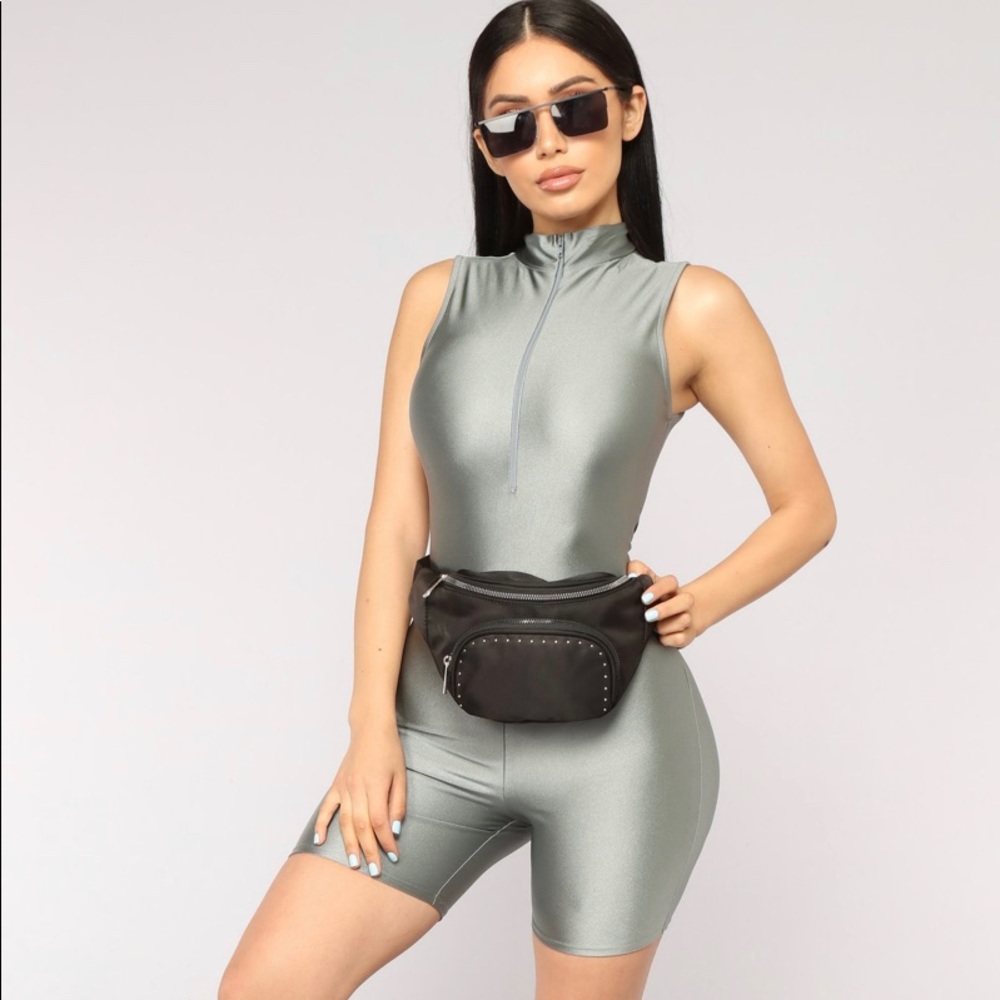 Biker short romper